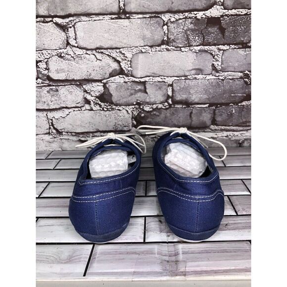 Vans Sophie Blue Canvas Fabric Lace Up 50’s Style Shoes Women Sz 11M US/42.5EU - Picture 7 of 16